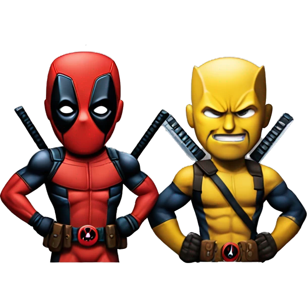 Deadpool and wolverine emoji
