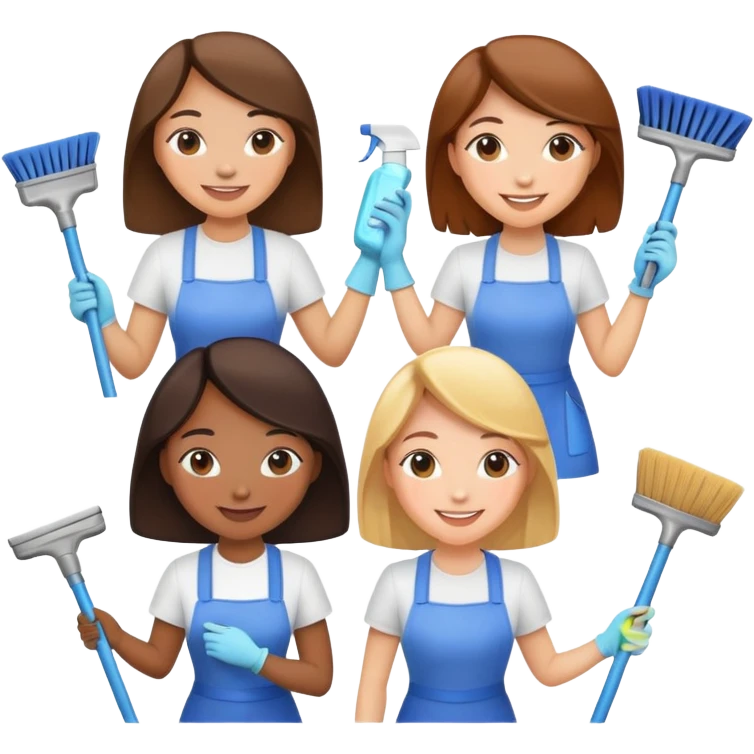 Women that clean  emoji