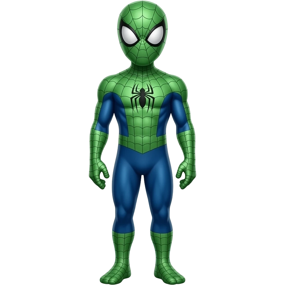 SPIDERMAN VERDE CUERPO COMPLETO I TONTO emoji