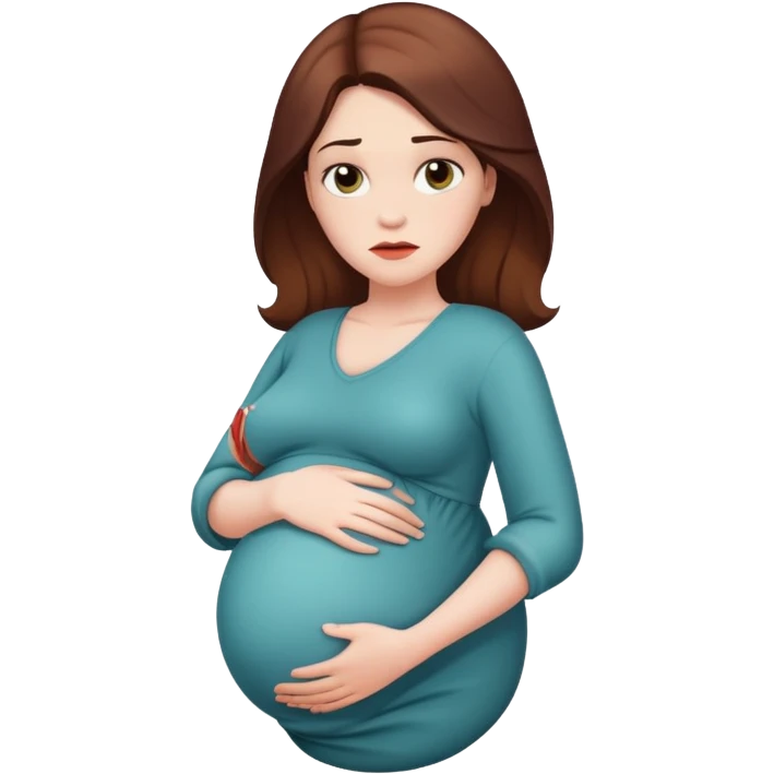 bella ramsey as a pregnant heroine addict emoji