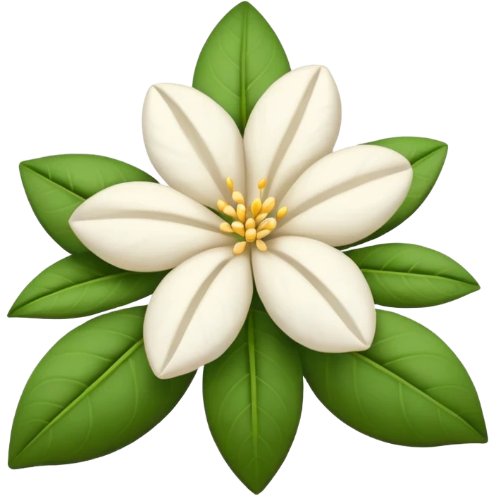dry indian jasmine without leaf in emoji format emoji