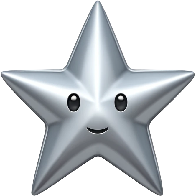 
3-pointed star 3d emoji