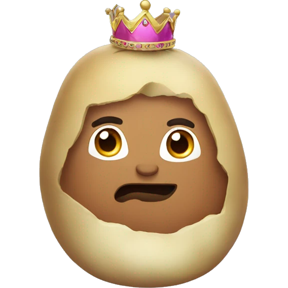 Princess potato emoji