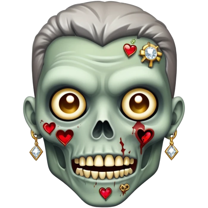 bling bling zombie in love emoji