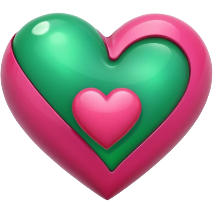 hopoee and green heart emoji