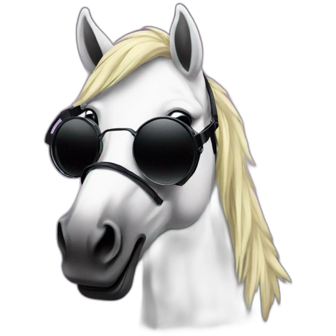 Dj horse emoji