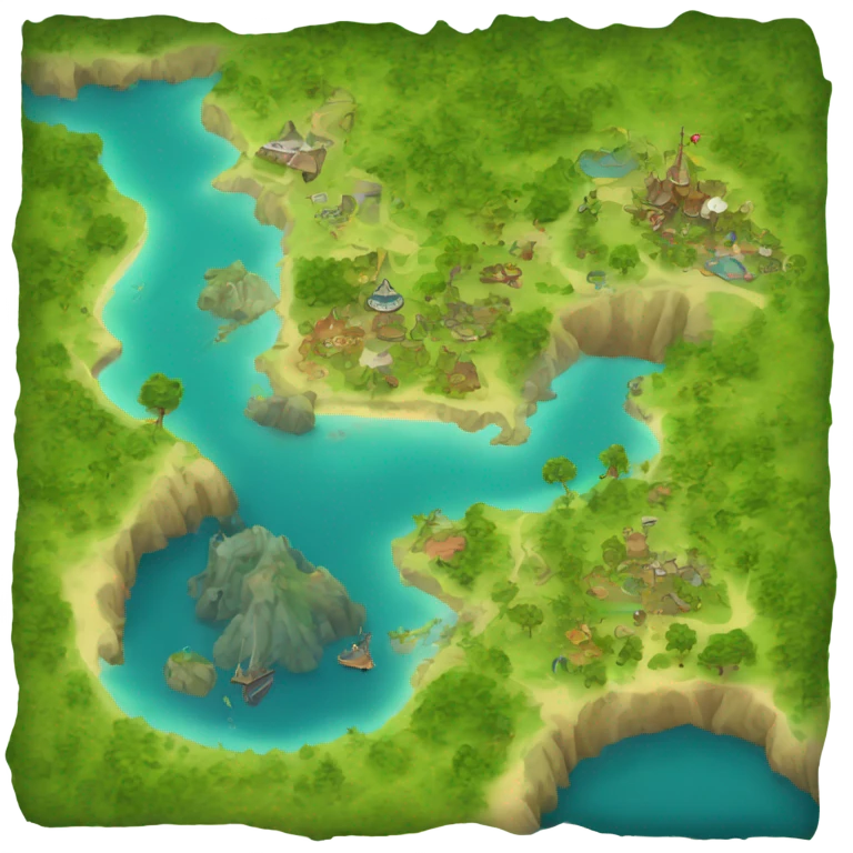 Neverland map  emoji