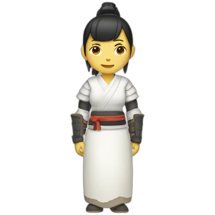 milk samurai woman emoji