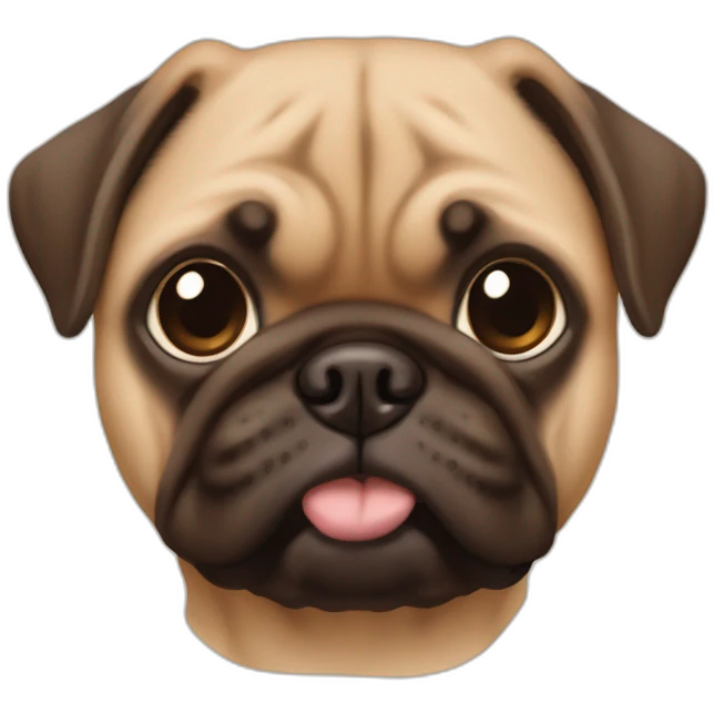 Chihwahwa and pug tan and brown emoji