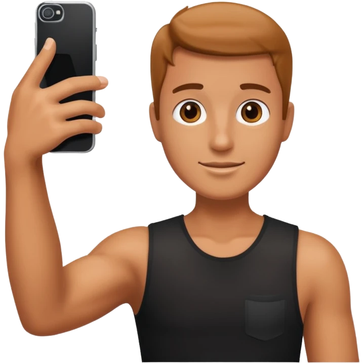 just an arm holding a phone like a selfie emoji