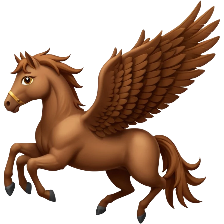 brown pegasus  emoji