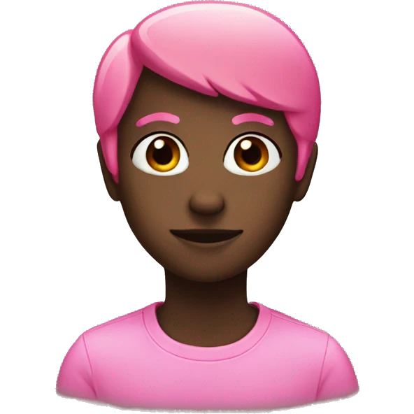 Black and pink heart emoji