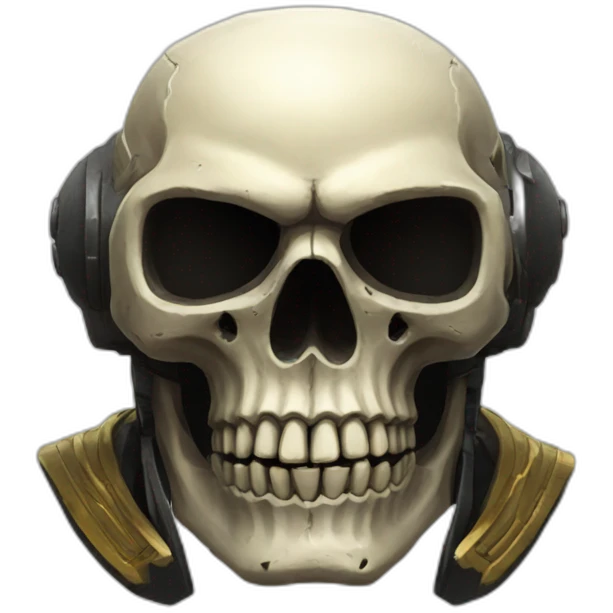 Helldivers Skull Admiral emoji