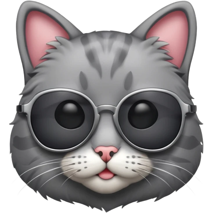 Cat wearing sunglasses emoji