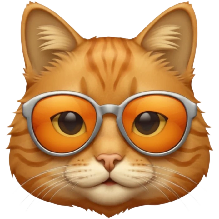 Cat wearing sunglasses emoji