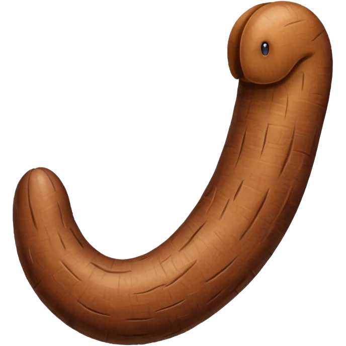 Big brown realistic dick emoji