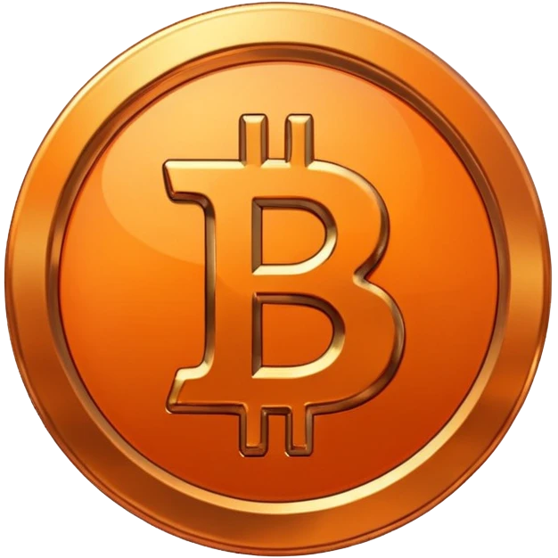 orange bitcoin emoji