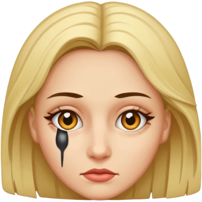 Women with one eyed emoji