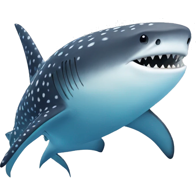 Whale shark emoji