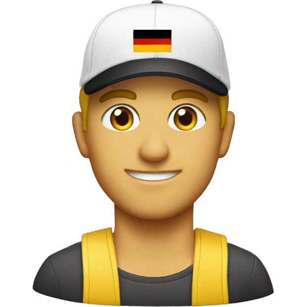 Germany euro cap emoji