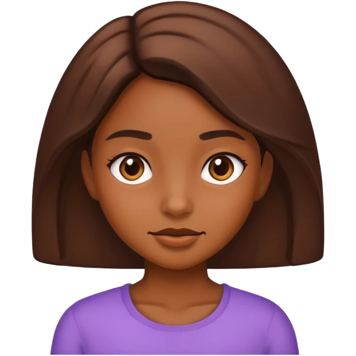 uma menina com skin cadê emoji