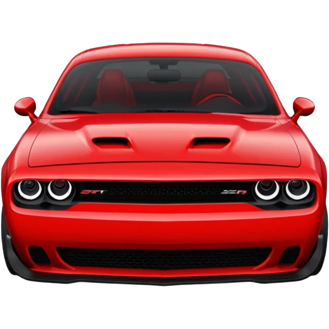 dodge challenger srt hellcat demon logo emoji
