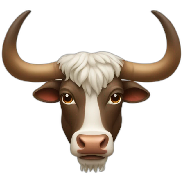 bull WITH LONG HORNS emoji