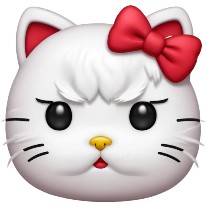 angry hello kitty emoji