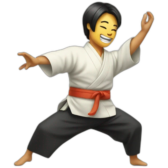 Dancing sushi emoji