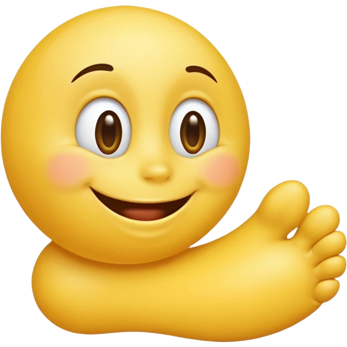 Ayak koklayan emoji emoji