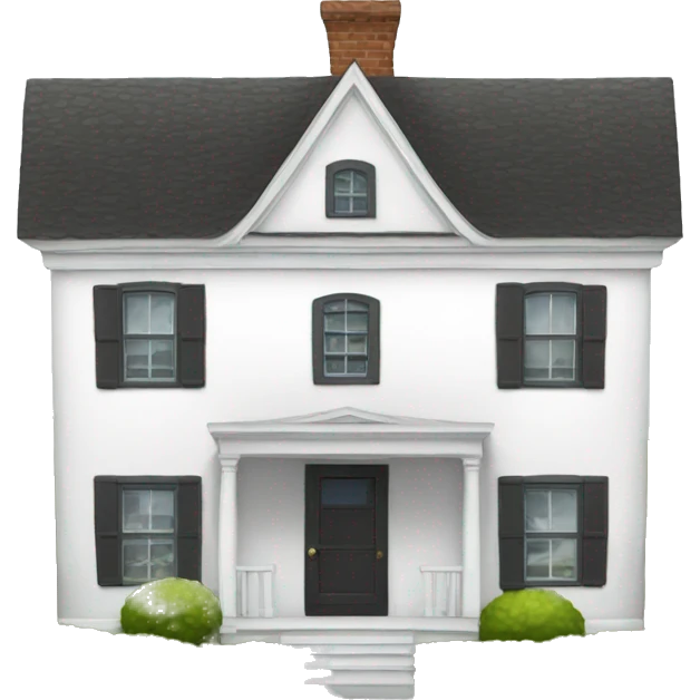 The white little house  emoji