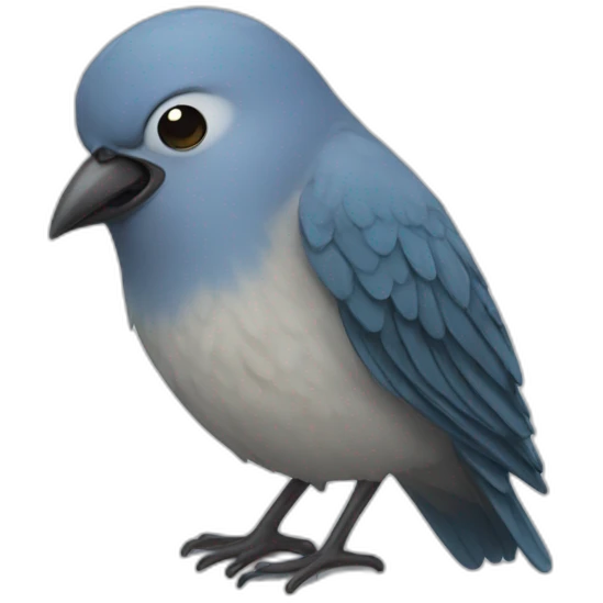 crying bird emoji