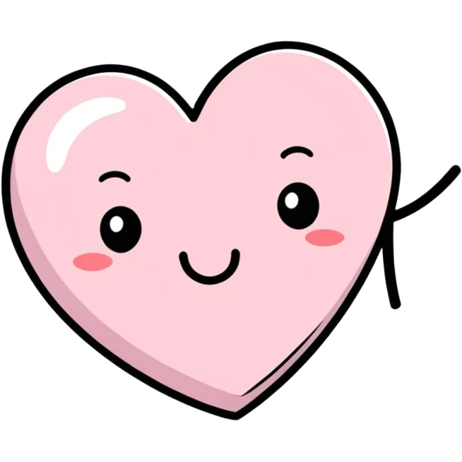 pink heart emoji