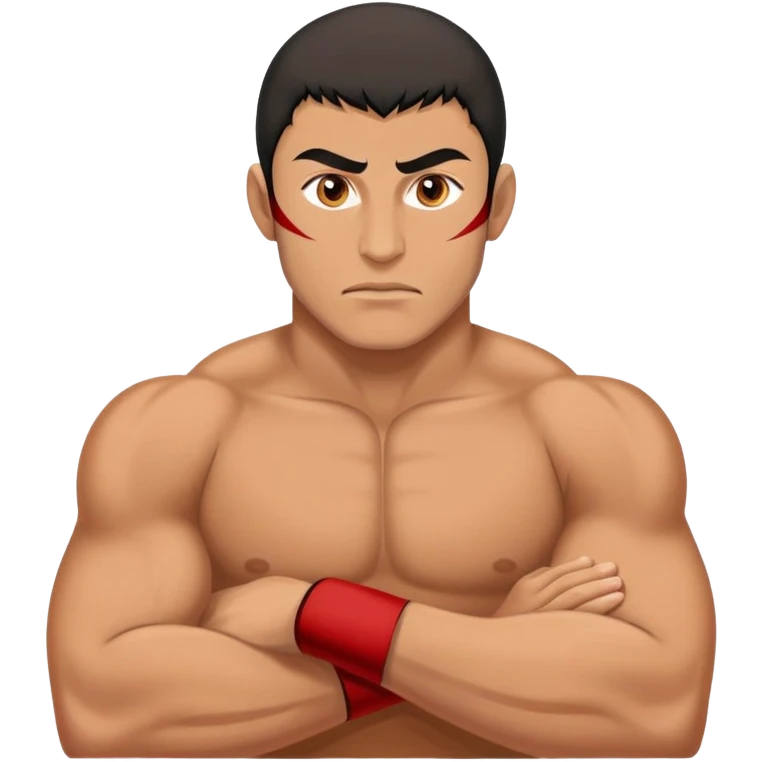 Dagestani wrestler in traditional style emoji
