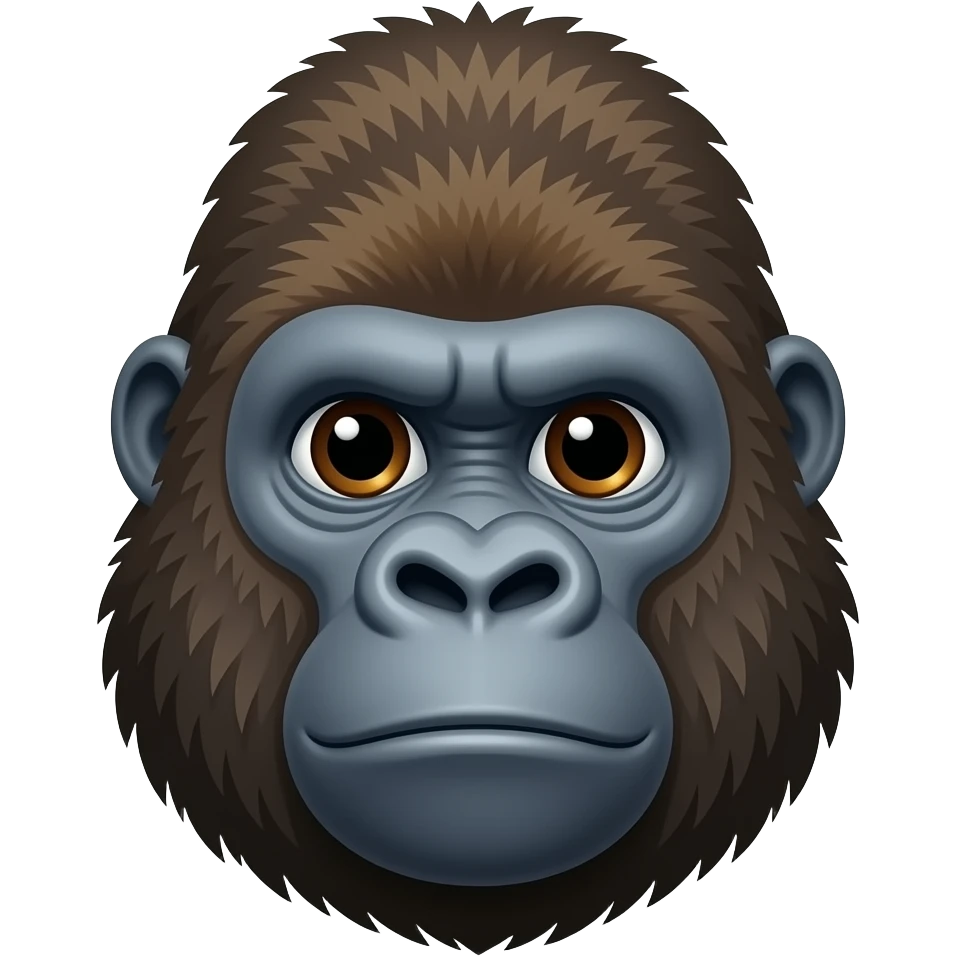 Gorilla face emoji