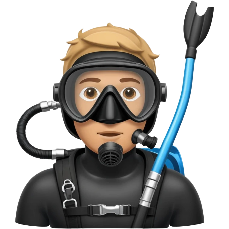 Scuba diving man emoji