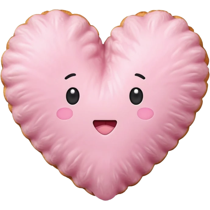 pastel pink croquette heart emoji