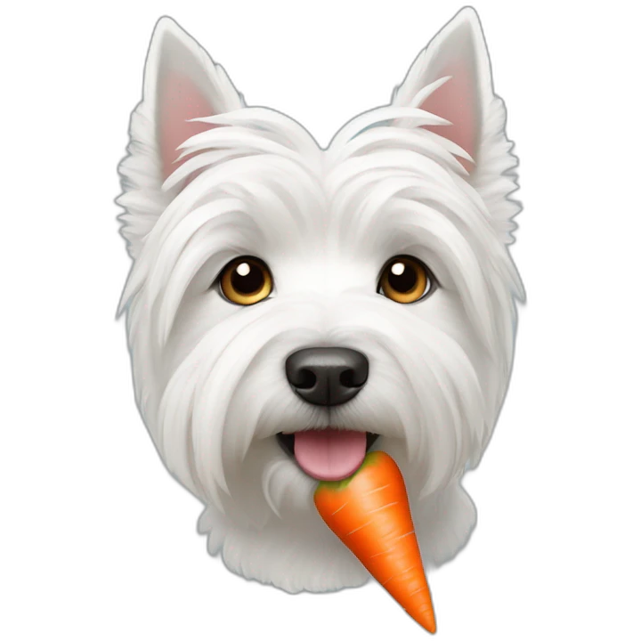 West-Highland-White-Terrier-carrot emoji