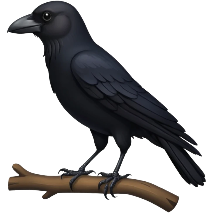 Crow emoji