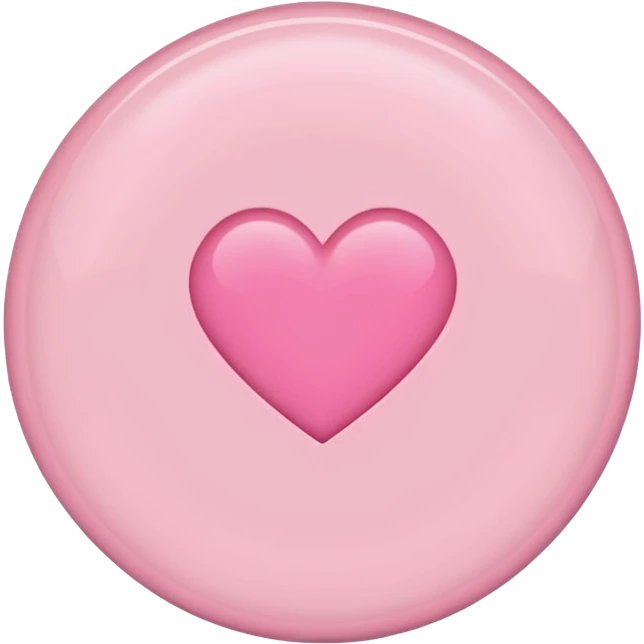 "Plain light pink circle emoji. No heart, face, or icons. Match the Notion pink heart (🩷) color and subtle gloss." emoji