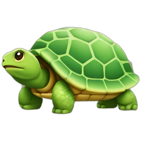 Tortue sur immeuble emoji