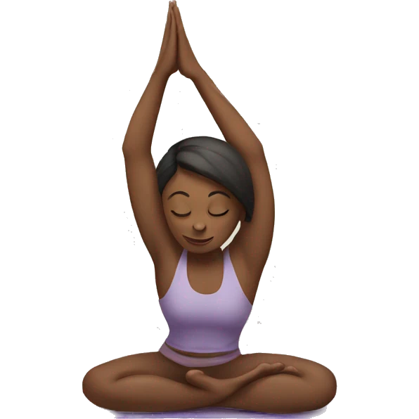 yoga pose emoji