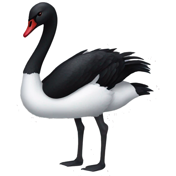 Black swan emoji