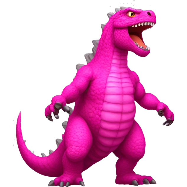 pink godzilla  emoji