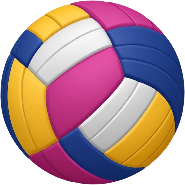 colorful volleyball ball emoji