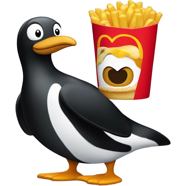 Pingüino Islas heard y McDonald  emoji