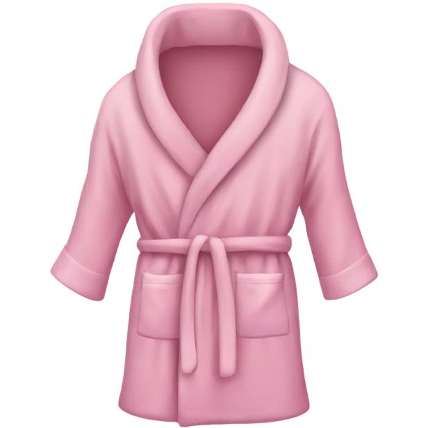 Pastel pink bathrobe  emoji