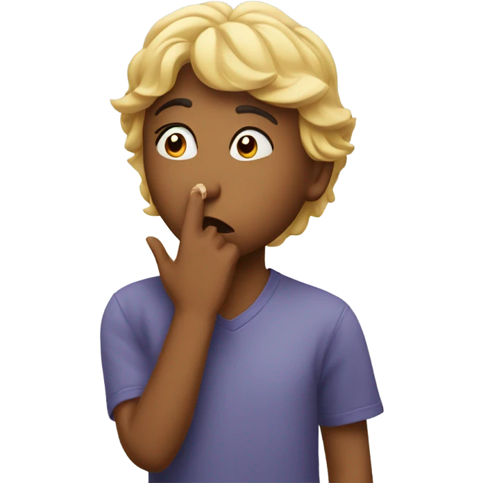 a person blowing kisses with a heartfelt expression emoji
