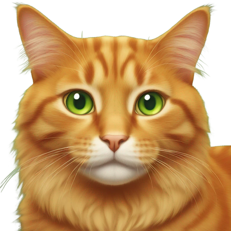 Orange cat  emoji