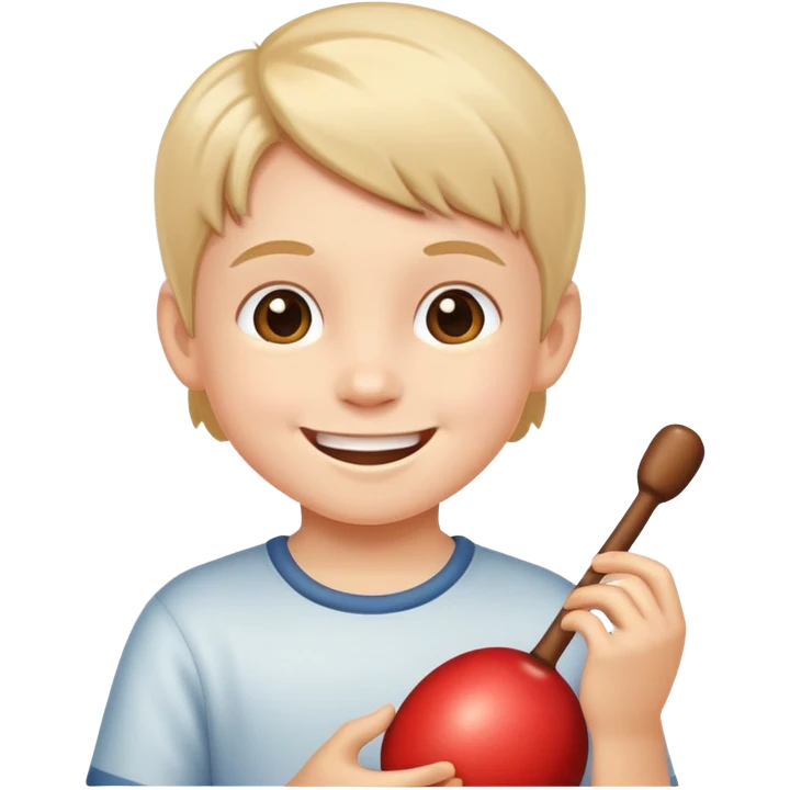 child playing emoji